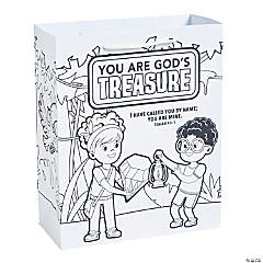 Color Your Own Treasure Hunt VBS Medium Take Home Bags - 12 Pc.