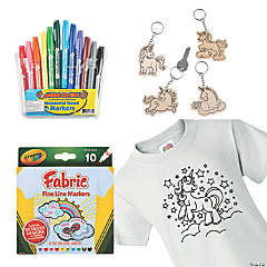 Color Your Own Unicorn Boredom Buster Kit