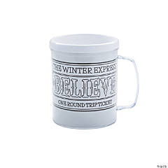 Color Your Own Winter Express Cocoa Mugs - 12 Pc.