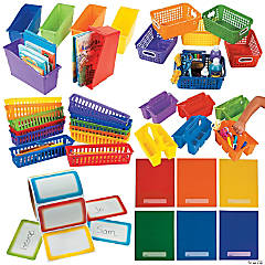 Colorful Classroom Storage Kit - 142 Pc.