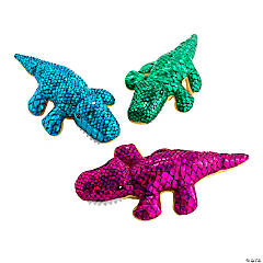 Colorful Metallic Scales Stuffed Alligators