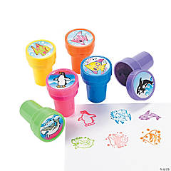 Colorful Ocean Life Stampers - 24 Pc.