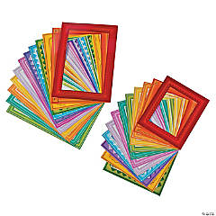 Colorful Paper Frames - 24 Pc.