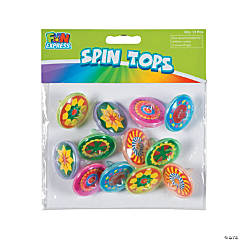 Colorful Spin Tops