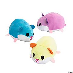 Colorful Stuffed Hamsters - 12 Pc.