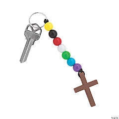 Colors of Faith Cross Keychain Craft Kit