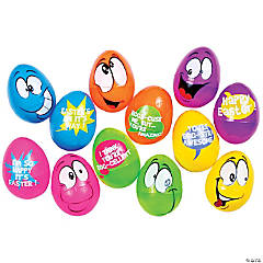 Comic Burst Easter Eggs - 6 Pack