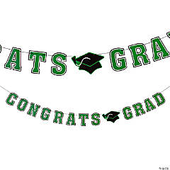 Congrats Grad Garland - Green