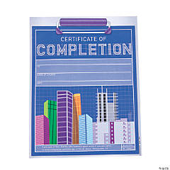 Construction VBS Certificates of Completion