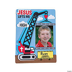 Construction VBS Picture Frame Magnet Craft Kit - Makes 12