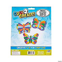Cool2Create Mosaic Butterfly Sand Art Picture Sheets