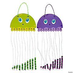 Count to 10 Jellyfish Educational Craft Kit - Makes 12