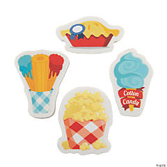 County Fair Carnival Food Scented Erasers - 24 Pc.