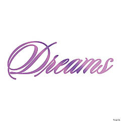 Couture Creations Hotfoil Stamp  Dreams Sentiment