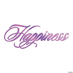 Couture Creations Hotfoil Stamp  Happiness Sentiment
