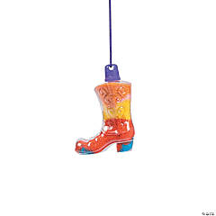 Cowboy Boot Sand Art Bottle Necklaces