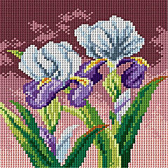 Orchidea Needlepoint Canvas For Halfstitch Without Yarn On A Branch Of  Apple Tree - Printed Tapestry Canvas