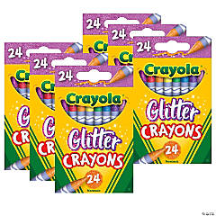 Crayola Dry Erase Washable Crayons, Bright Colors, 8 Per Pack, 6