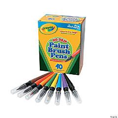 Crayola® No Drip Paintbrush Pens