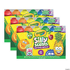 Crayola Silly Scents Washable Paints, Sweet Scents, 6 Count