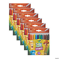Crayola Stinky Scents Mini Twistables®, 12 Per Pack, 6 Packs