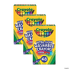 Crayola Glitter Crayons 3 Boxes of 8 for sale online
