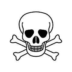 Crafty Pirate Logo Sticker — Scatterbrain Handmade