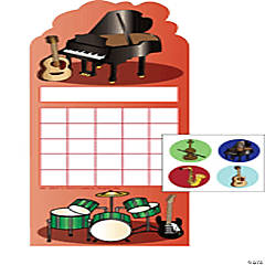 Creative Shapes Etc. - Incentive Sticker Set - Musical Instruments