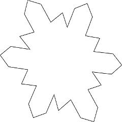 Creative Shapes Etc. - Incentive Stickers - Snowflake