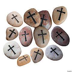 Cross Worry Stones - 12 Pc.