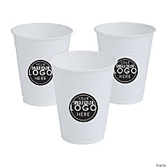 Custom One-Color Logo Cups 