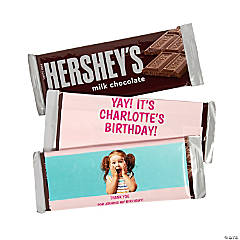 Custom Photo Simple Candy Bar Labels - 12 Pc. | Oriental Trading