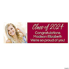 Custom Photo Graduation Class of 2024 Banner - Medium
