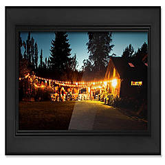 CustomPictureFrames.com 10x20 Frame Black Picture Frame Modern Photo Frame  Includes UV Acrylic Front Acid Free Foam Backing Board Hanging Hardware