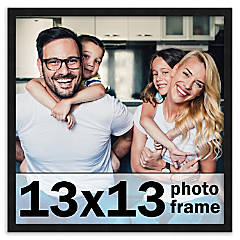 CustomPictureFrames.com 10x20 Frame Black Picture Frame Modern Photo Frame  Includes UV Acrylic Front Acid Free Foam Backing Board Hanging Hardware