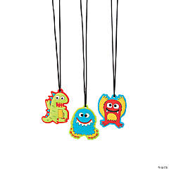Cute Monster Charm Necklaces