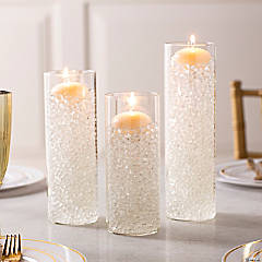 Cylinder Vases with Floating Candles Decorating Kit - 39 Pc.