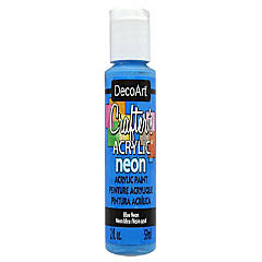 Crafter's Neon Acrylic Paint, 2 oz., Pink Neon