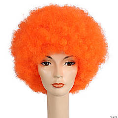Deluxe Afro Wig, Orange