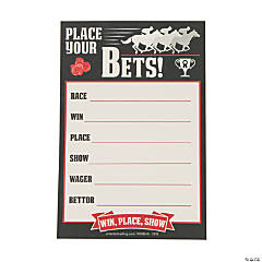 Derby Place Your Bets Game Cards