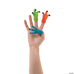 Dino Raptor Claw Finger Puppets - 12 Pc.