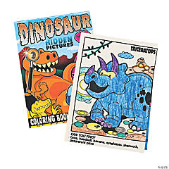 Dinosaur Image Hunt Coloring Books - 12 Pc.