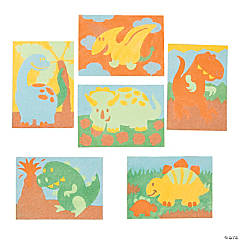 Dinosaur Sand Art Sets - 24 Pc.