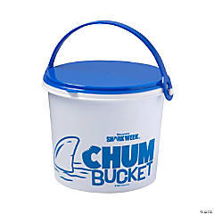 Discovery Shark Week™ Chum Bucket Pails & Lid - 12 Pc.