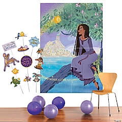 Disney’s Wish Photo Booth Backdrop with Photo Stick Props – 16 Pc.