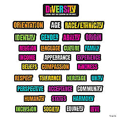 Diversity Word Cutouts - 32 Pc.