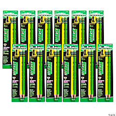 Dixon Ticonderoga My First® Tri-Write™ Wood-Cased Pencils, Neon Assorted, 2 Per Pack, 12 Packs