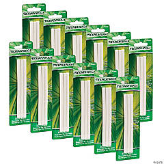Dixon Ticonderoga Retractable White Eraser Refill, 3 Per Pack, 12 Packs