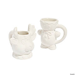 DIY Ceramic Holiday Mugs - 12 Pc.