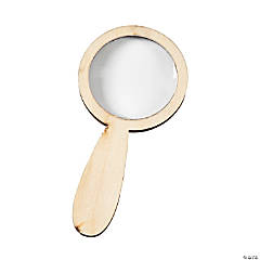 DIY Unfinished Wood Magnifying Glasses – 12 Pc.